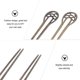 thumbnail image 2 of 2 Pcs Bobby Pin Womens Hair Clips Bobby Brown French Pin Hair Sticks Buns Metal, 2 of 3