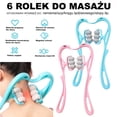 thumbnail image 3 of Masajeador de cuello y hombros, rodillo de masaje, Clip, cuello, seis ruedas, masajeador Manual para amasar el cuello, 3 of 5