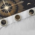 thumbnail image 4 of Manfei Bohemian Stars Print Black Out Curtains, Hippie Outer Space Curtains Pack of 2 (42x63 Each), Mystic Constellation Bedroom Curtains, Black Out Curtains Home Decor, 4 of 6