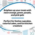 thumbnail image 3 of Great Value Gel Food Colors, Neon Multicolor, 2.7 oz, 3 of 9