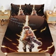 thumbnail image 6 of Attack On Titan Bedding Sets Comfort 3 Pieces Bedding Set 1 Duvet Cover + 2 Pillowcase Decorative Bedding 102"x90", 6 of 8