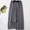 Dark Gray, variant on Wide Leg Pants For Womens Liweisiy Drawstring Elastic Waisted Solid Color Pajama Trousers Daily Sleep Loungewear Coffee Free Size