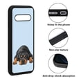thumbnail image 2 of WIRESTER Shockproof Soft Rubber Cover Case for LG V60 ThinQ 6.8", Rottweiler Dog Lying Down Looking Up On Light Blue Background, 2 of 5