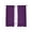 Purple, variant on Sheer Curtains 96 Inches Long, Pure Dark Purple Light Filtering Window Curtains for Living Room/Bedroom, Simple Solid Color Rod Pocket Voile Sheer Curtain Drapes, 52"W x 96"L, 2 Panels