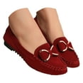 thumbnail image 3 of Xiaoxatg Women's Casual Shoes - -On Breathable Design with Bowknot Ideal for Daily Wear and Comfort 7 Red, 3 of 7