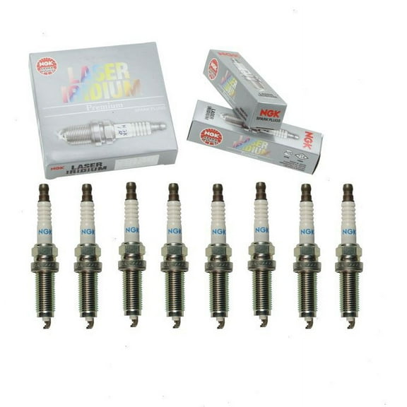 8 pc NGK 90137 Laser Iridium Spark Plugs for 12290-5R0 -0030 12290-5R0-003 4712 IXEH22TT Ignition Wire Secondary