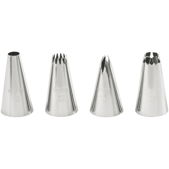 Wilton Borders Piping Tip Set, 4-Piece