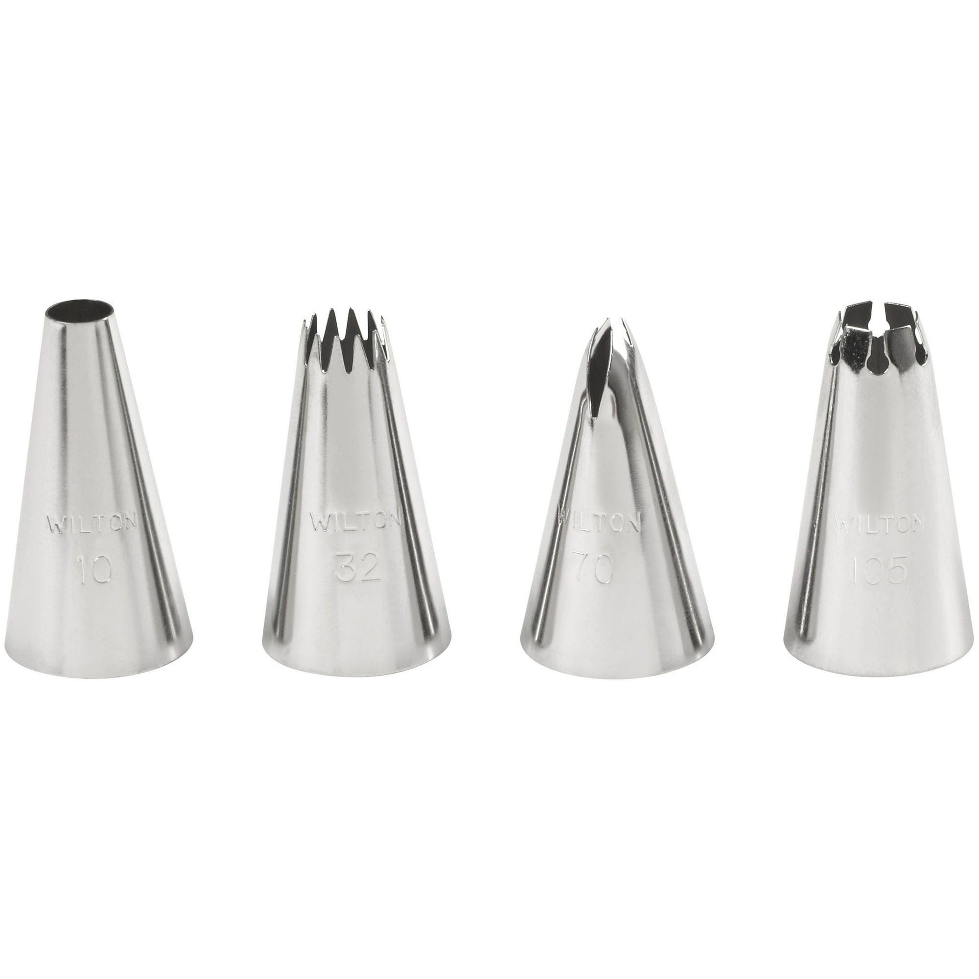 Wilton Borders Piping Tip Set, 4-Piece Cake Decorating Kit