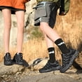 thumbnail image 5 of LASUDRAA Men's and Women's Hiking Shoes Comfortable Anti Slip Low Cut Outdoor Walking Work Couple Sneakers, 5 of 9