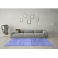 thumbnail image 3 of Ahgly Company Indoor Rectangle Abstract Blue Modern Area Rugs, 8' x 12', 3 of 4