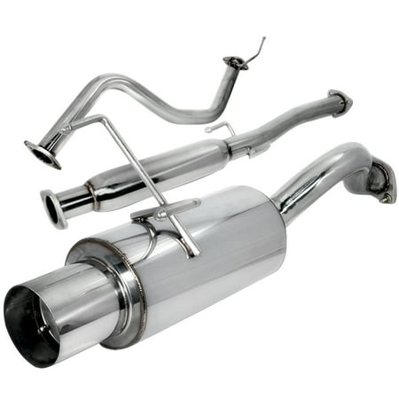Civic 3dr Carbon Fiber Spoon - 1992-1995 Honda Civic 3Dr 3D Exhaust Catback 92 93 94 95