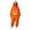 Z162-Orange, variant on LILIYA Halloween Hooded Onesie, Warm Adult Jumpsuit, Plush Long Sleeve Loungewear for Couples, Comfy Bodysuit with Front Pockets, Soft One-Piece Pajamas