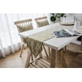 thumbnail image 3 of Nvzi Triangle Tassel Table Runner Green Wave Nordic Jacquard Geometric Table Flag Tassel Fashion Tea Flag Meal Flag Long Strip Polyester Cotton Tablecloth,Yellow 11.81*55inch, 3 of 5