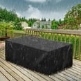 thumbnail image 1 of Waterproof Furniture Protective Cover Table & Chair Water Resistant Patio Garden Wicker Sofa Couch Cover Protector With Storage Bag For All Seasons, 1 of 9