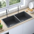 thumbnail image 6 of vidaXL Kitchen Sink Undermount Sink with Strainer Stainless Steel Sink Square, 6 of 83