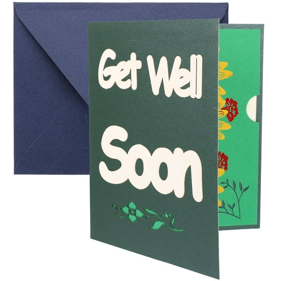 FRCOLOR Get Well Soon 3d Greeting Card High-quality Cards Exquisite