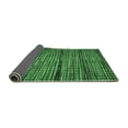 thumbnail image 2 of Ahgly Company Indoor Square Abstract Emerald Green Modern Area Rugs, 8' Square, 2 of 4