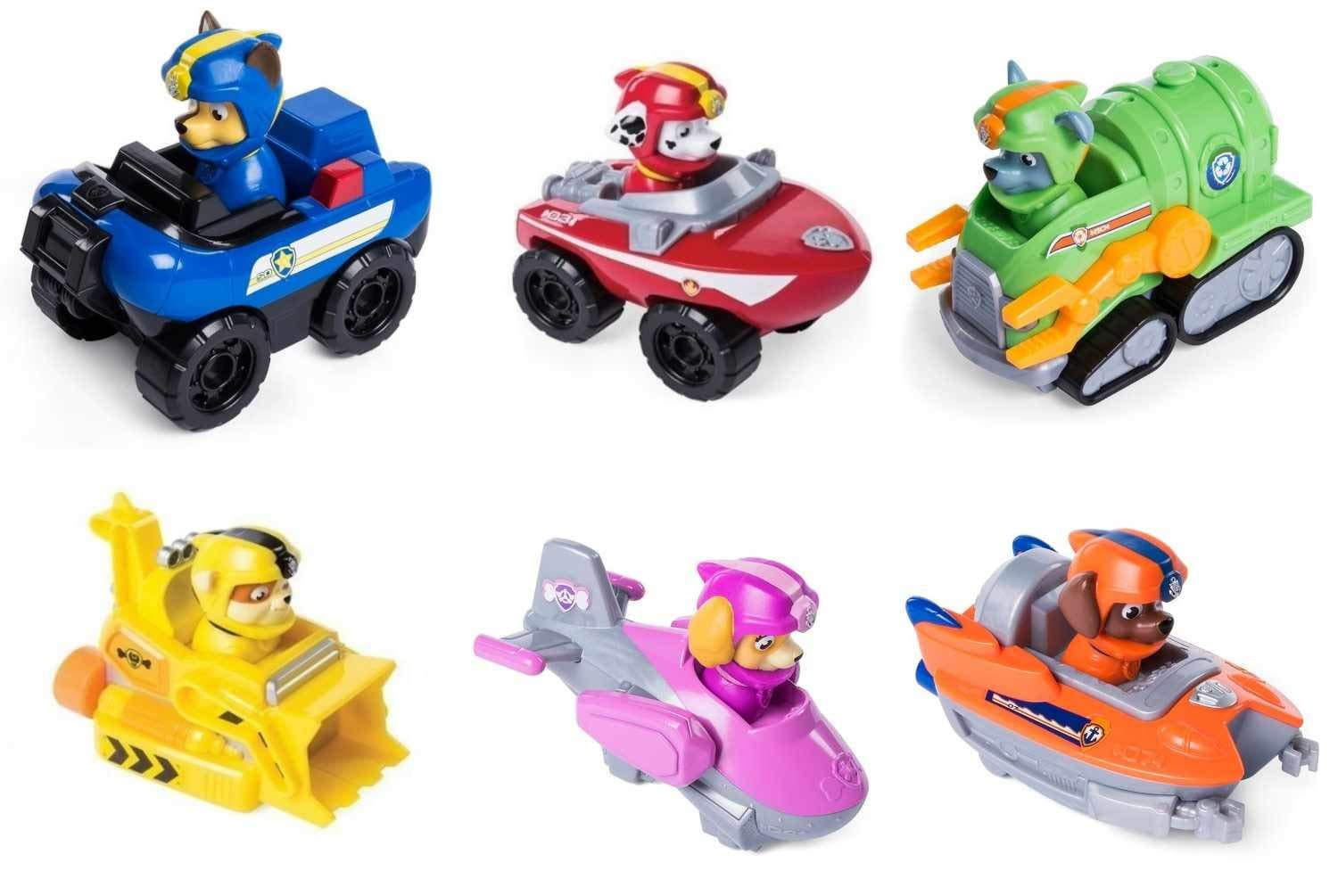 paw patrol racers 6 pack
