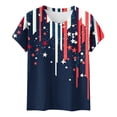 thumbnail image 4 of VKOYWKM American Flag Shirts for Women 4th of July Independence Day Graphic Tees Patriotic Short Sleeve Crew Neck Summer Tops Tshirts, 4 of 6