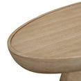 thumbnail image 3 of Eclipse Textured Faux Travertine Indoor / Outdoor Coffee Table, 3 of 7