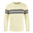 thumbnail image 2 of Vedolay Sweaters for Men Long Sleeve Knitted Sweater Warm Top Beige,S, 2 of 5
