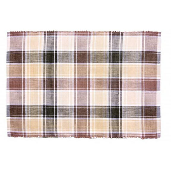 AG-01290S-4 19 in. Ribbed Placemats, Tulip - Set of 4