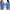 Blue, variant on Ablegrid Women Long Sleeve Floral Printed Zip Front 1-Piece Swimsuit Surfing Swimwear Bathing Suit - XL, One-Piece, Rashguards
