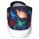 thumbnail image 5 of Zapatilla de deporte de dinosaurio para niños pequeños, zapatos de lona para niños Fam Together Deslizar el pie dentro de los zapatos, 5 of 7
