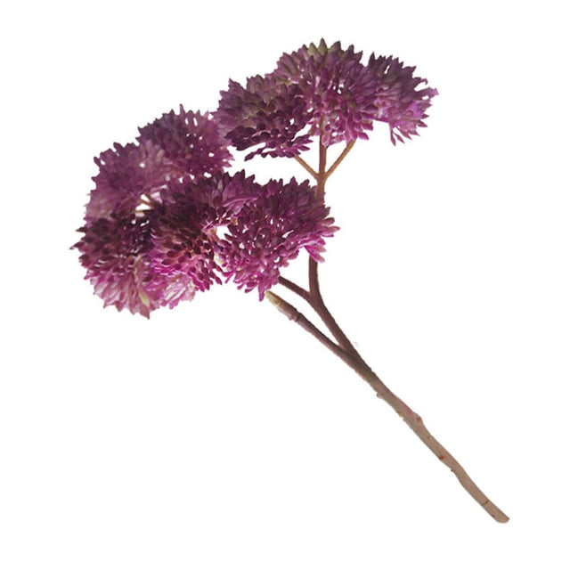 Artificial Rice Seed Fruit Flower Rustic Fake Flower artificial rice seed Wedding Party Floral Decor Home Ornament, Purple