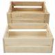 thumbnail image 1 of 2 cajas de almacenamiento de madera con asa hueca, hechas a mano, para el hogar y la tienda., 1 of 6
