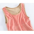 thumbnail image 2 of Womens Cotton Thermal Fleece Lined Underwear Tops Cami Tank Top Warm Base Layer Vest, 2 of 7