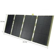 Swiss Tech 100W Foldable Solar Panel, USB-A & USB-C Portable Charger, Waterproof