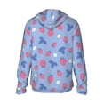 thumbnail image 2 of Picia Strawberry And Flowers Women's Men's UPF 50+ Sun Protection Hoodie Shirt Long Sleeve SPF Fishing Outdoor UV Hiking Lightweight Shirts-X-Large, 2 of 9