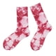 thumbnail image 3 of 1 par de calcetines de moda novedosos estampados coloridos y geniales con diseño de monopatín teñido anudado rojo, 3 of 9