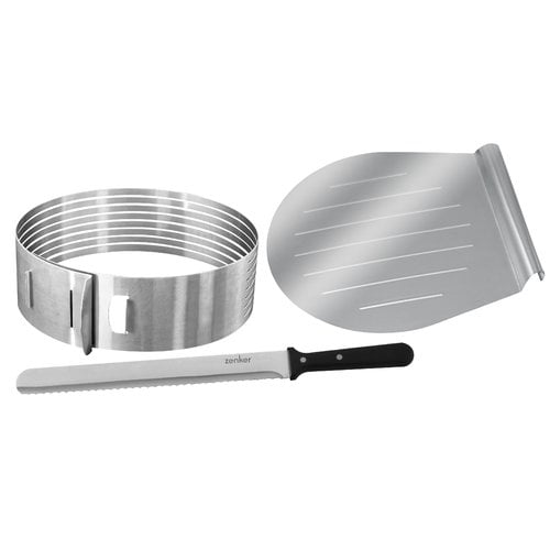 Frieling Zenker 3 Piece Layer Cake Slicing Kit Set