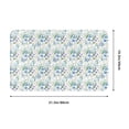 thumbnail image 2 of Bathroom Rugs Non Slip Washable - plants flowers Kitchen Mats for Floor, Area Rugs for Entryway Rugs Indoor, Laundry Bathroom Room Door Rug with Rubber Backing 20x31.5in, 2 of 8