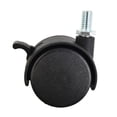 thumbnail image 3 of Plastic Swivel Roller Caster Wheel Computer Chair Furniture Replacement Wheels, 3 of 11