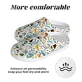 thumbnail image 6 of Picia Cartoon Dinosaur for Women's Lamb-hug Comfy Fleece House Slippers Memory Foam, Slip-on House Shoes Indoor Outdoor-40/41, 6 of 7
