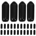 thumbnail image 4 of Wire Caps Insulation Black Pvc Screw Thread Protector For Factory Wiring 4.5mm 100pcs, 4 of 5
