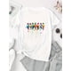 thumbnail image 2 of [Durable] Women's Colorful Bird Print T-Shirt - Casual Round Neck Short Sleeve, Lightweight Polyester Blend, Comfortable Summer Top, Vacation Wear|Relaxed Fit Tee|Glossy Fabric, 2 of 6