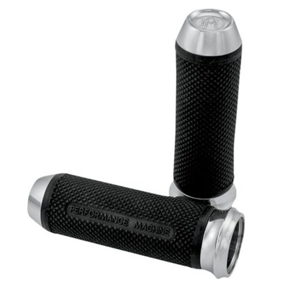 Poignées PM Performance Machine Chrome Elite pour Modèles Harley Touring 2008 et Plus Récents TBW - HC-63-2028CH