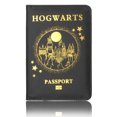 thumbnail image 4 of Funda para pasaporte con patrón Funda protectora de cuero PU para pasaporte Funda para múltiples tarjetas Funda para pasaporte de viaje, 4 of 6