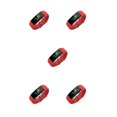 thumbnail image 3 of kurtrusly Bracelet Intelligent Étanche Montre Intelligente de Mise en Forme Multifonction Fonction de Rappel Bracelet Compatible Bluetooth Natation Course Rouge 5Ensemble, 3 of 6