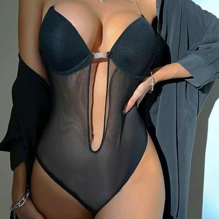 

Women Shapewear Full Body Push Up Bra Backless Lingerie Bodysuits