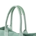 thumbnail image 5 of Stylago Canvas Tote Bags for Women Multiple Pockets Crossbody Shoulder Bag Students Large Book Messenger Handbags Green, 5 of 6
