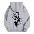 thumbnail image 1 of MHFRRA Sudaderas con Capucha para Hombre para Actividades Al Aire Libre Sudaderas Cómodas con Estampado Gráfico, Ideales para Uso Informal En Verano y Otoño Púrpura, 1 of 2