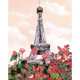 thumbnail image 2 of Dogwood Portfolio 26x32 White Modern Wood Framed Museum Art Print Titled - Flower Tower, 2 of 4