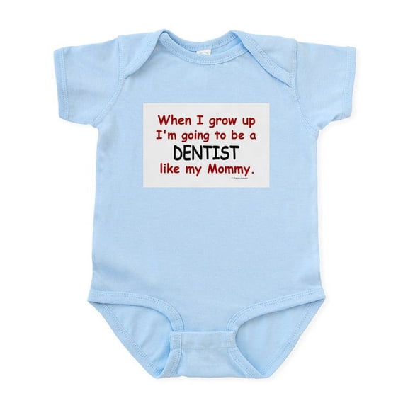 CafePress - Dentist (Like My Mommy) Infant Bodysuit - Baby Light Bodysuit, Size Newborn - 24 Months