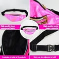 thumbnail image 5 of 80s accessories outfit women, 80s clothing women's set with bum bag, headband, leg warmers, bracelets, glasses and earrings for carnival neon 80s party outfit women, 5 of 7