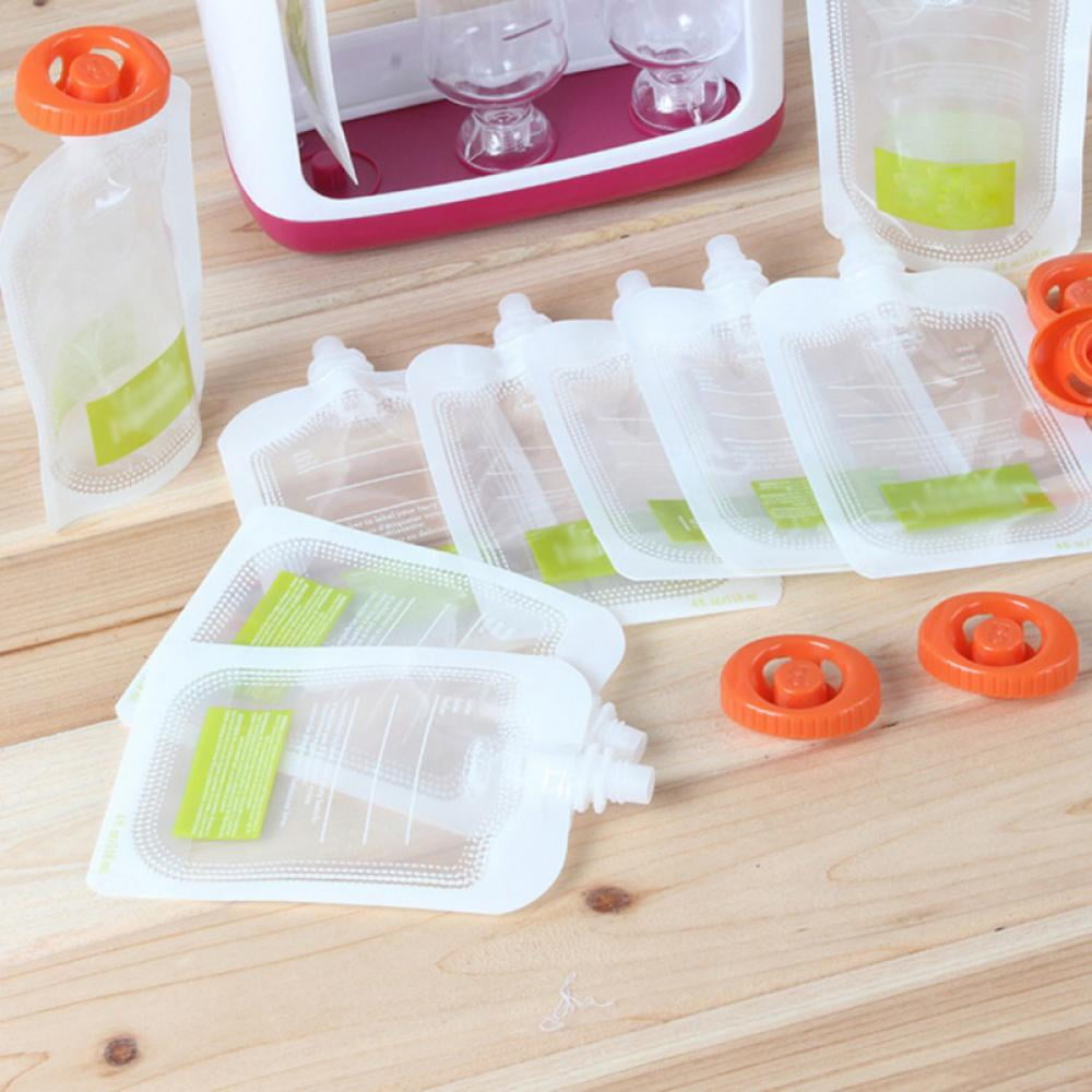 Infantino Squeeze Station Homemade Baby Food Maker 50 SQUEEZE Pouches Storage 